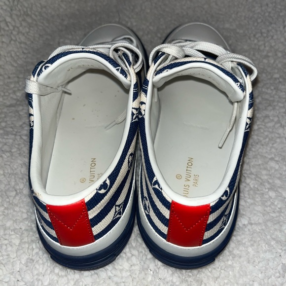 Authentic Louis Vuitton Sneakers 7.5 - Picture 6 of 11